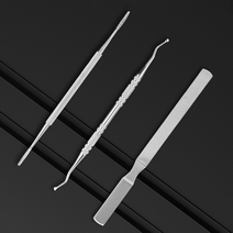 스테인레스 발톱큐렛 발톱정리기구 3종세트, 단품