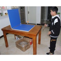 리턴보드 탁구 연습 훈련 서브 휴대용 실내 접이식 리바운더 놀이 레슨 가정용 탁구용품 1인, 두 개의 보드