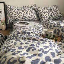 이층침대 2단침대 기숙사침대 귀여운 고급 듀벳 커버 침구 세트 220x240 가족 침대 시트 이불, 02 2