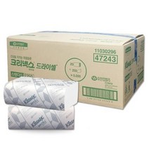 크리넥스 드라이셀 1겹 핸드타올 범용 스탠다드 F250 IF, 250매, 20개입