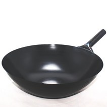 중화요리 철 북경팬 튀김팬 볶음팬, 쇠손잡이33cm