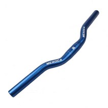 자전거스템 Strong Riser Bar Anodizing Surface Easy to tall Handlebar High Hardness Bike, [06]  Blue