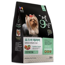 목우촌 펫9단 1.8kg 요크셔테리어 전용사료(전연령용), 포메라이언