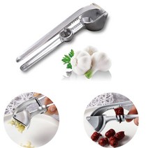 마늘수확기기모방 스테인레스 스틸 마늘 프레스 크러셔 주방 요리 야채 생강 압착기 매셔 핸드 헬드 생강, 03 1PC