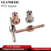 20 개 확장 PT-31 절단 토치 하프늄 쿠퍼 와이어 소모품 40A 50A 인버터 공기 CUT50 플라즈마 커터 용접 기계, [02] Hf Tips
