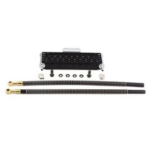 미션쿨러 미션오일쿨러 라디에이터 자전거 경주 오토바이 고성능 refires 액세서리 자동차, 은