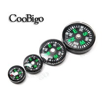 등산 나침반 5pcs 미니 휴대용 버튼 생존 가이드 북쪽 탐색 핸드 헬드 디자인 도구, 직경 14mm