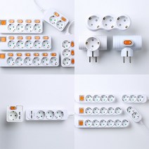 로로스키니 국산 멀티탭 멀티 콘센트 고용량 usb 플러그 대용량 2구 3구 4구 5구 6구, 16. 절전형 개별스위치 멀티탭 5구 2.5m