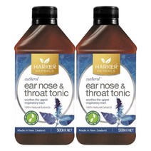하커허벌즈 (HARKER HERBALS) 하커 허벌스 이어 노즈 & 스로트 토닉 500ml X 2개, 1000ml, 1세트