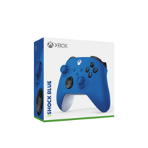 엑스박스 시리즈X 4세대 조이스틱 무선 컨트롤러 쇼크 블루 PC 게임 패드, Xbox 무선 컨트롤러 쇼크 블루 PC 게임