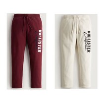(뉴욕1) NEW 홀리스터 남자 케쥬얼 로고 기모 긴바지(BURGUNDY 외 8종칼라)