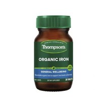 (NZ 발송) Thompsons 유기농 Iron 철분 철분 24mg 30정