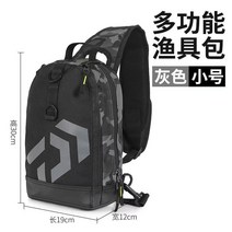 2022 다이와 신작 루어 가방 숄더백 메신저 다기능 바다 낚시 가방 가방 아우터 가슴 낚시 수납, 카모그레이스몰