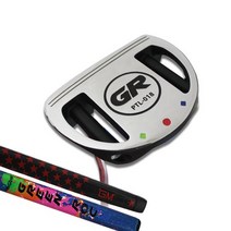 GR 왼손퍼터 방향성좋은퍼터 좌타골프채 굵은그립장착 아화골프, 상세설명 참조, 34인치/GM점보블랙