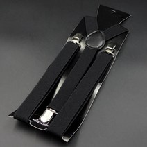 남자 여자 웨딩촬영소품 귀여운 패션 멜빵 서스펜더 정장 고정 집게