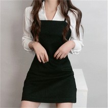 [비위치] 완전 이쁨! 울 모직 뷔스티에 미니원피스