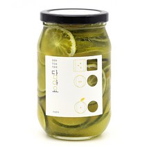 담아요 수제 청귤청 제주산 무농약 풋귤 수제청, 1병, 청귤청 540g