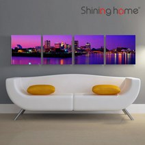 바인 4분할 인테리어액자 35x35 20종, 타입:3