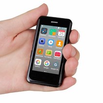 미니 스마트폰 안드로이드 언락 휴대폰 폰 2.12.7cm 쿼드 코어 1GB 8GB 8.0MP 초박형 미니 휴대폰 멜로즈 S9X 소형 스마트폰 (블랙), black