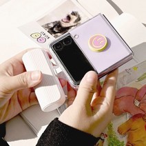2022히트상품 삶의질향상 스마트폰충전기 5000mAh 배터리 도킹형 휴대간편 간단사용 받침대겸용 비보배터리, 선택2번 아이폰8핀 - 화이트