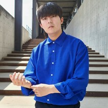 디센도 남자 린넨 셔츠 오버핏 여름 구김없는셔츠 링클프리