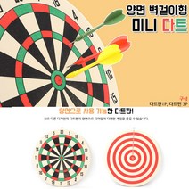 양면 벽걸이형 미니 다트 벽걸이놀이 돌림판 회전판 룰렛 다트용품 다트기계 다트판 다트게임, 본상품선택