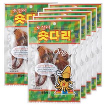 한양식품 숏다리 조미 오징어 다리 간식 맥주 안주 주전부리, 20g, 6개