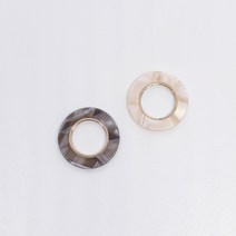 심플 원라인 마블장식 펜던트 목걸이펜던트 악세사리부자재 마블키링 데일리 액세서리, 블랙