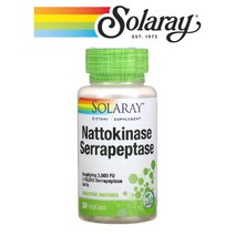 솔라레이 나토키나제 낫또키나제 Nattokinase 세라펩타제 다이제스티브 엔자임 30 베지캡슐