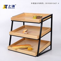 베이커리 진열대 계단식 3단 진열장 카페 디저트 원목, 상세이페이지 참고, 흰색분해 3단 랙 500 높이