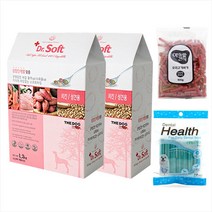 더독 닥터소프트 말랑한 소프트 사료 + 사은품, (1+1)치킨 성견 1.2kg + 아침애
