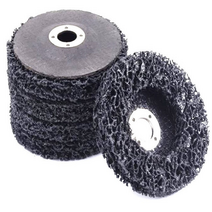 베벨 디스크 그라인더 수세미 사포 휠페이퍼 휠페파 4인치/5인치, 5인치색상랜덤