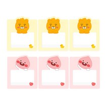 카카오 리틀프렌즈 지퍼백 세트 S 3P 130x150mm 스몰사이즈 리틀어피치, 5개