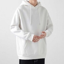 후드티 빅사이즈 봄가을 패션 학생 무지 캐주얼 기모 커플룩 겨울오버핏 20대30대 보세