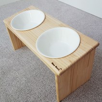림스우드 대형견밥그릇 대형견도자기밥그릇 대형견밥그릇1구 대형견밥그릇2구 대형견도자기식기 대형견도자기그릇 대형견세라믹그릇 대형견식탁 대형견높이선택, 2구, 앞높이 25cm