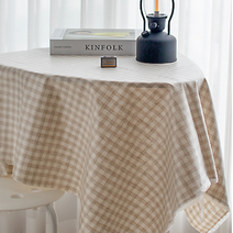 방수 테이블매트 캠핑매트 피크닉매트 테이블보 주방 위드니체크, 4인용 130-150x180cm, 1cm체크