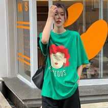 클럽 데일리룩 루즈핏 스팽글 반짝이 롱 티셔츠 반팔 맨투맨 커플시밀러룩M168