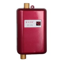 전기순간온수기 3800W/3000W 탱크 없는 순간 미니 전기 온수기 주방 보물 110/220V, 02 red_04 AU