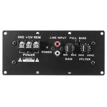 PUZU LVPIN DSP 카오디오 바이크 오토바이앰프 해양보트 자동차 스테레오 오디오 앰프 고출력 12V 1100W 서브 우퍼 파워 보드 액티브 싱글 채널 퓨어 베이스