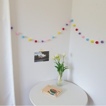 정이유니 마켓 폼폼 가랜드(완제품), 눈송이