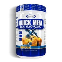 Gaspari Nutrition 퀵 밀 토탈 식사 대용 단백질 셰이크 분리 쇠고기 단백질의 완전한 계란 흰자 및 그릭 요거트 (2.75 lbs 블루베리 머핀), 블루 베리 머핀