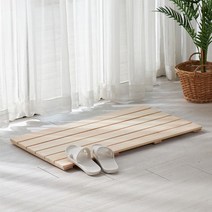 코시나 프리미엄 편백나무 원목 욕실발판 중형, 단품