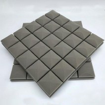 흡음패널 흡음보드50x50x5cm 벽 방음 폼 홈 데코 어쿠스틱 사운드 흡수 폼 KTV 오디오 룸 스튜디오 룸용, 06 Grey