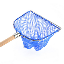 나무 뜰채 횟집 어망 생선 횟감 건지기 건지게 업소용 영업용 횟집 일식집 낚시, 소(27.5x23.5cm), 1개