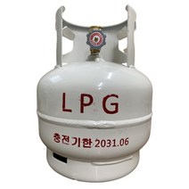 [기타취사용품] 최신형 고화력 LPG 가스통 3kg (캠핑 낚시 휴대용 야외 취사용)