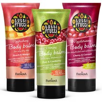 [1+1] 파모나 뚜티프트티 바디 크림 200ml*2개, 선택1_페어&크랜베리 바디밤 200ml, 선택2_체리&커런트 바디밤 200ml
