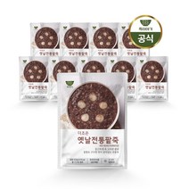 죽이야기 더조은죽 옛날전통팥죽 350g X 10팩, 단품