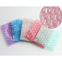수다 하트뽁뽁이 에어캡, 10cm x 10cm (10개), 하트뽁뽁이퍼플, 1개