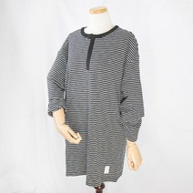 남여공용 박스핏 헨리넥 단추 라운드티 7부 기본 단가라 티셔츠편안한룩 스트라이프티셔츠 라운드반팔 간절기티셔츠 여성간절기티 루즈핏티셔츠 코디하기편한 헨