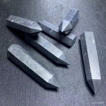 천연 서브 흑연 원석 결정 기둥 6 면 단면 기둥 연삭 수공예 장식품, 5-6